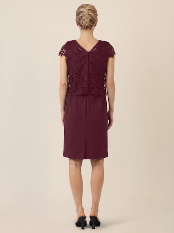 APART Sheath Dress in Red