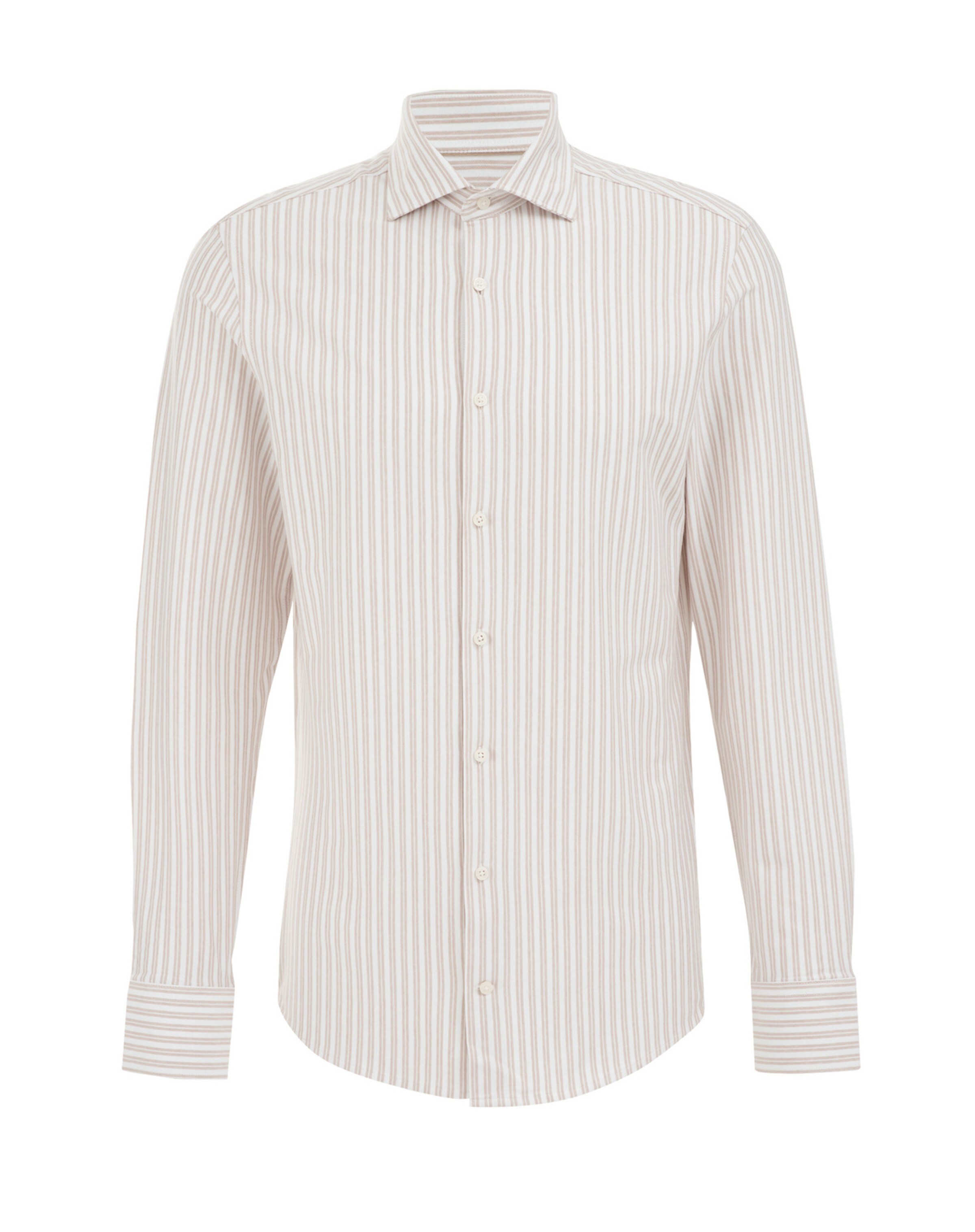 WE Fashion Πουκάμισο σε μπεζ: μπροστά