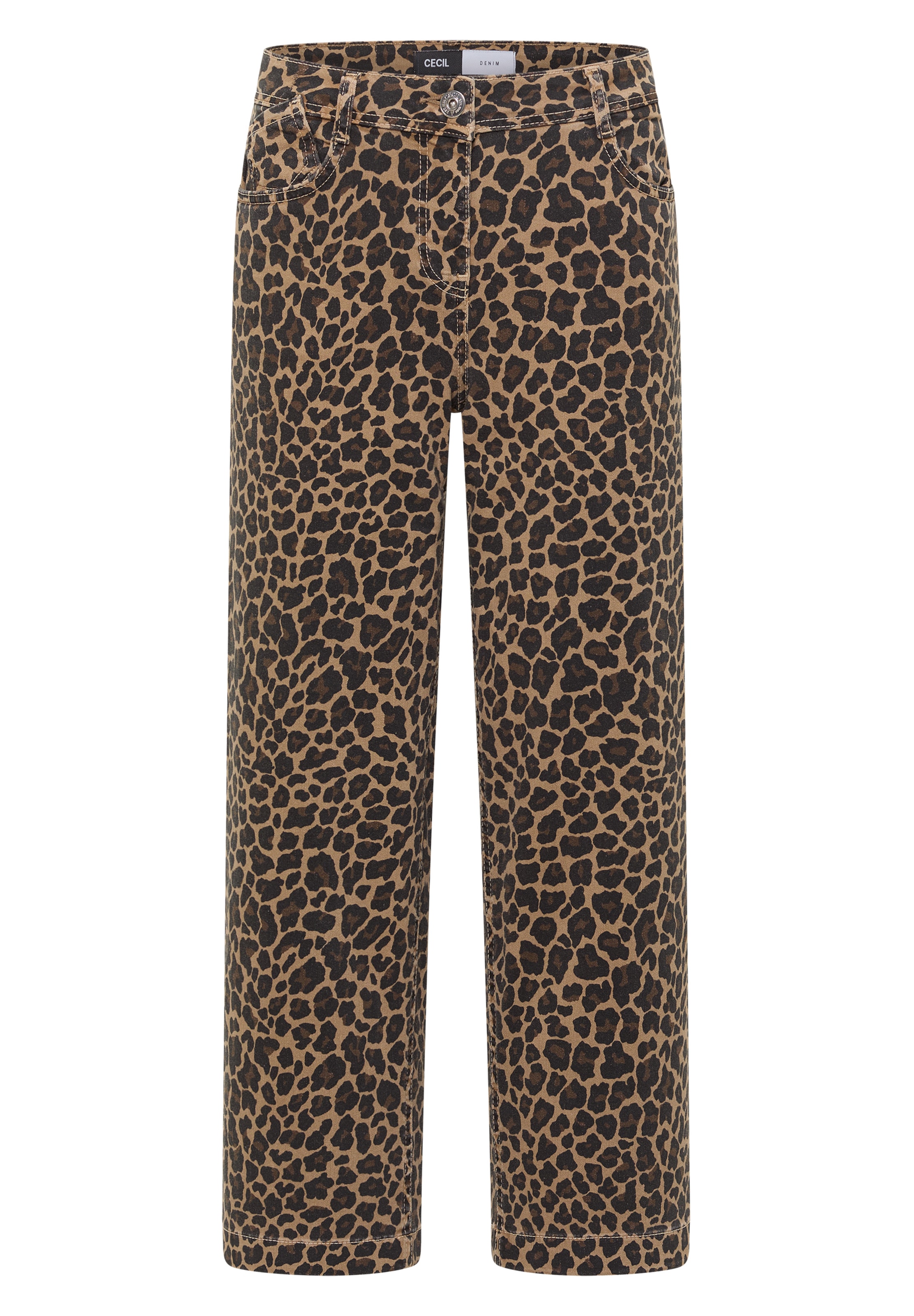 CECIL Loosefit Jeans in Braun: Vorderseite