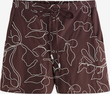 Next Regular Housut värissä ruskea: etupuoli