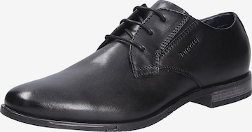 bugatti Schnürschuh in Schwarz: Vorderseite