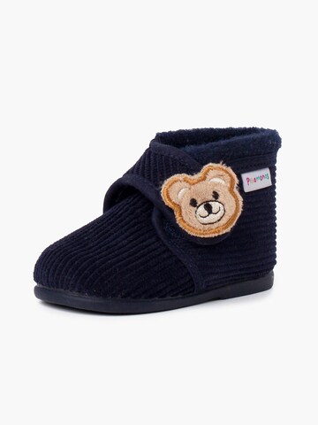 Pantoufle Pisamonas en bleu : devant