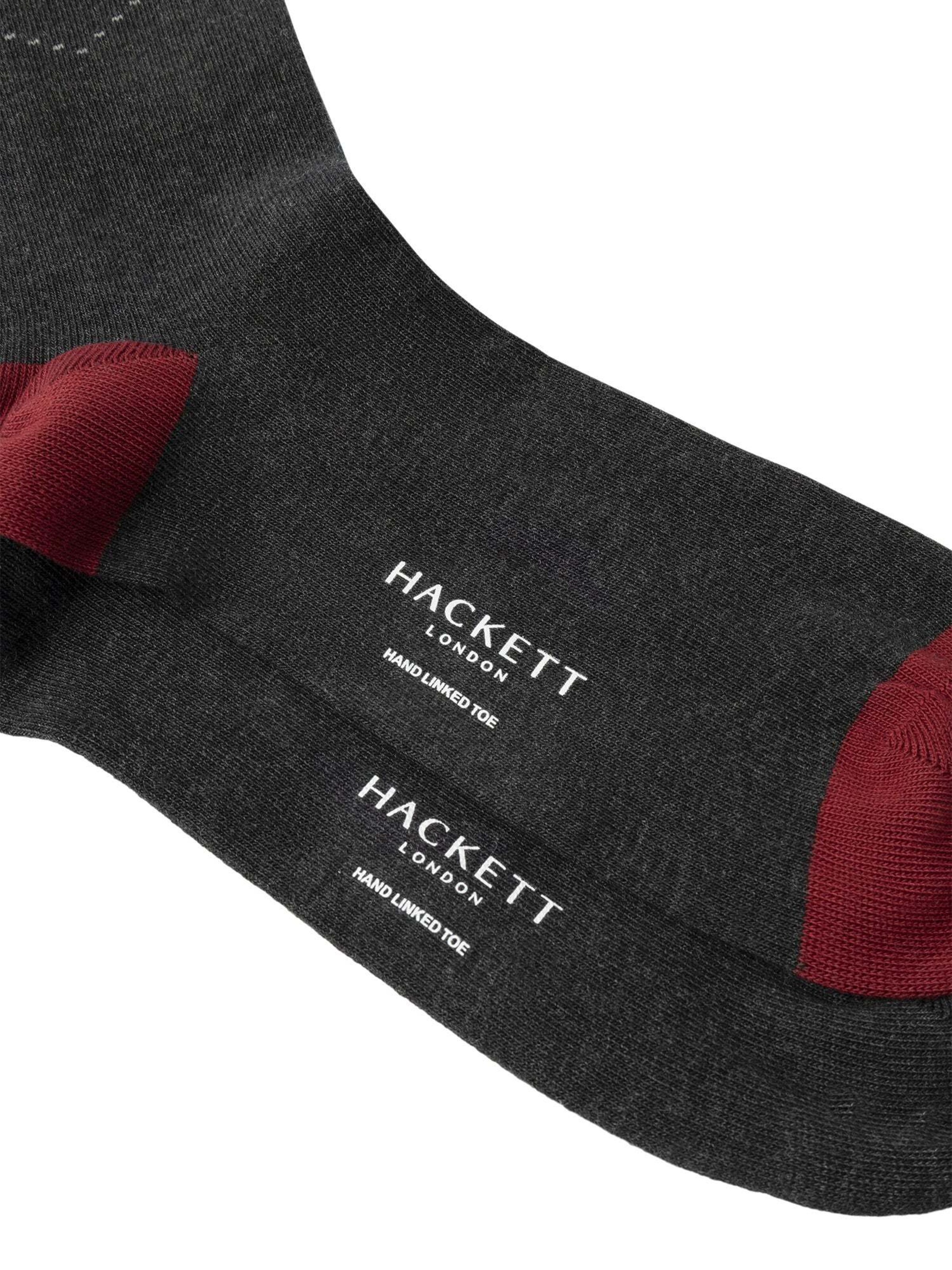 Chaussettes 'Argyle' Hackett London en gris