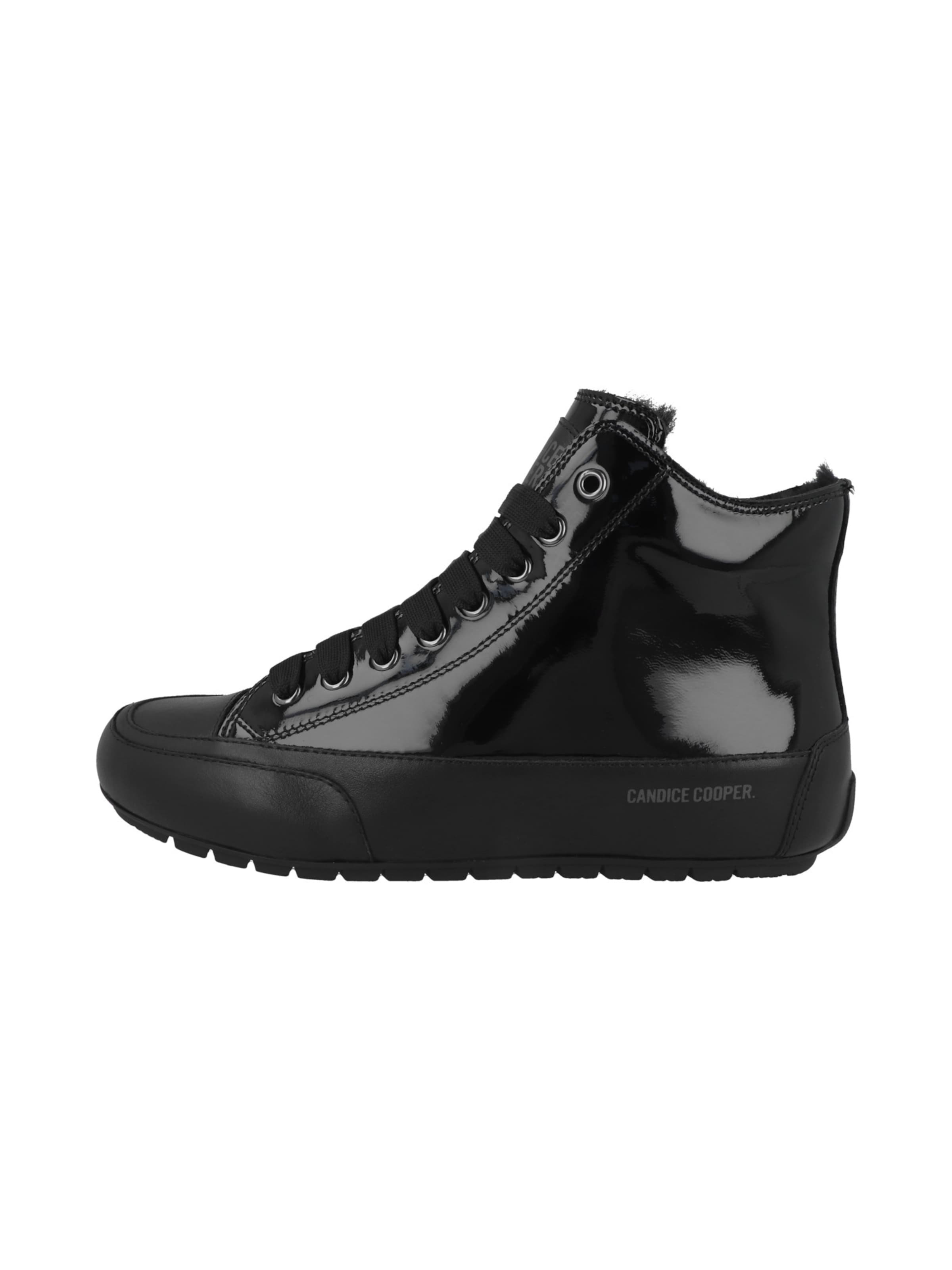 Candice Cooper Sneaker 'Plus Fur' in Schwarz: Vorderseite