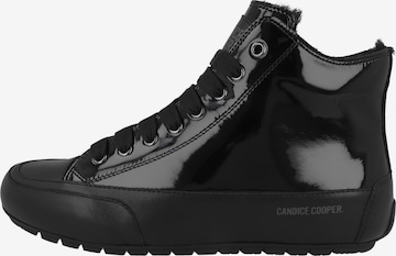 Baskets hautes 'Plus Fur' Candice Cooper en noir : devant