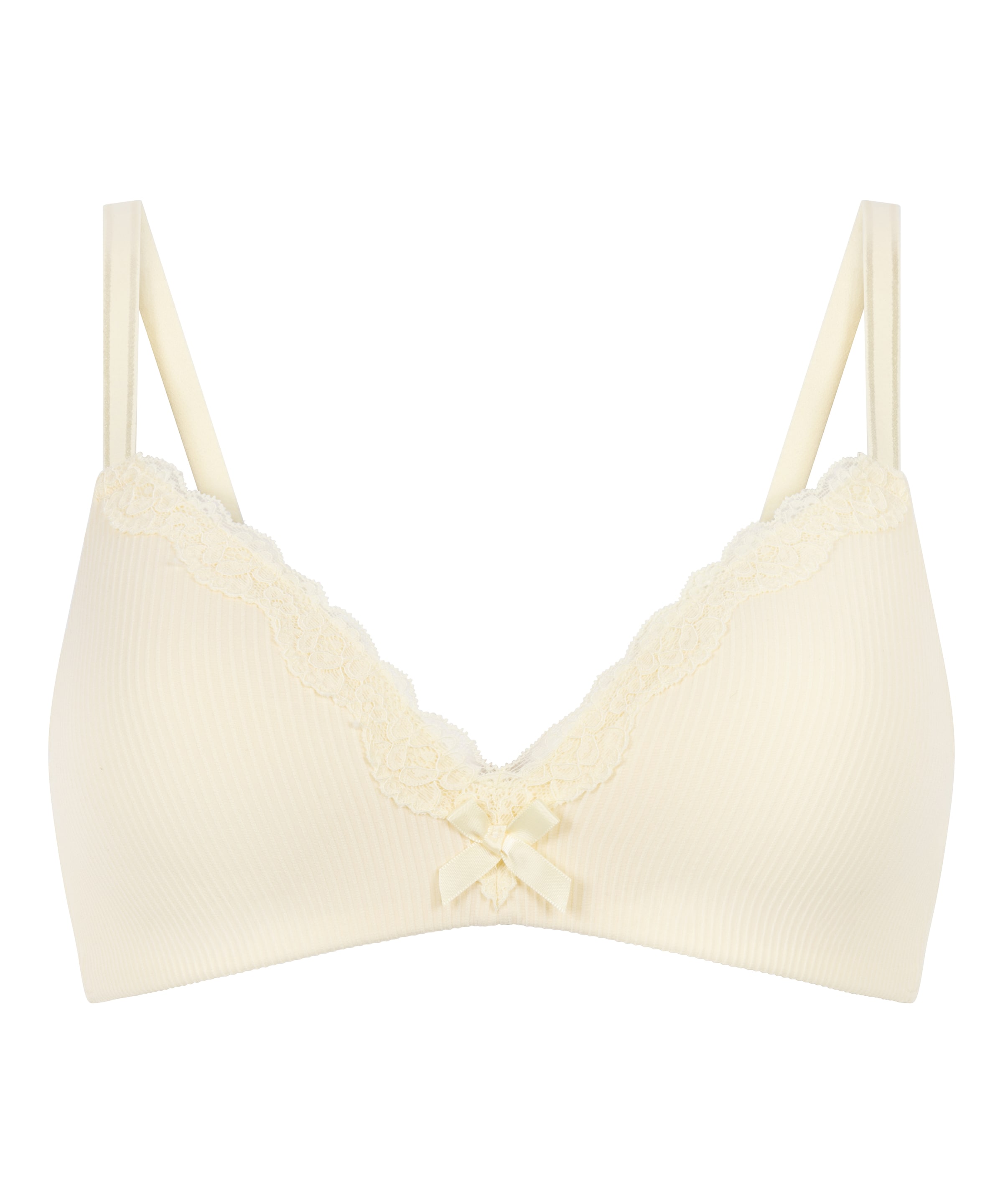 Hunkemöller Triangle Bra in Yellow: front