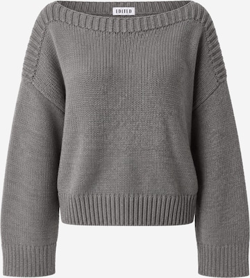 EDITED Pullover 'Damara' in Grau: Vorderseite