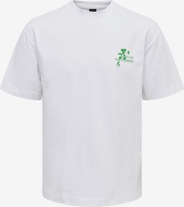 Only & Sons T- Shirt 'Fabian' in Weiß: predná strana