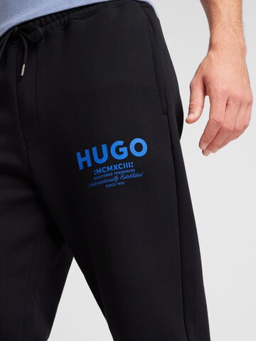 HUGO Tapered Broek 'Nevez' in Zwart
