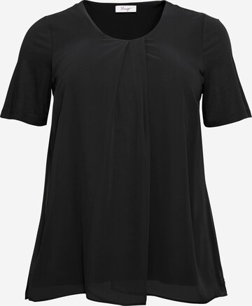 SHEEGO Blusenshirt in Schwarz: predná strana