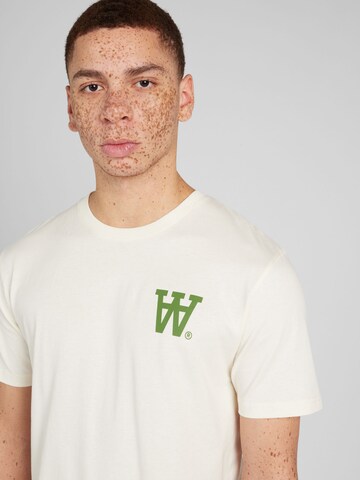 WOOD WOOD T-shirt 'Ace AA' i vit