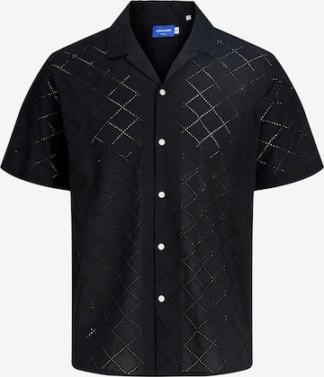 JACK & JONES Comfort Fit Paita 'JORSUMMER LUKE' värissä musta: etupuoli