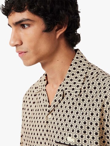 LACOSTE Comfort Fit Hemd in Beige