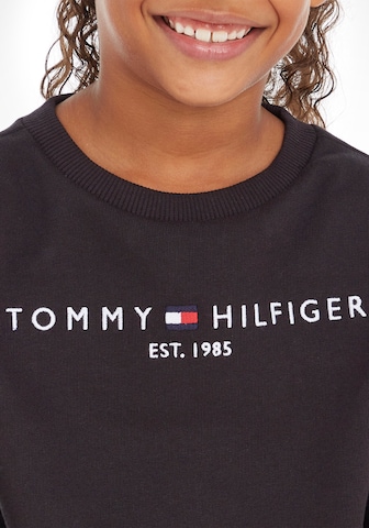 TOMMY HILFIGER Sweatshirt 'Essential' in Zwart