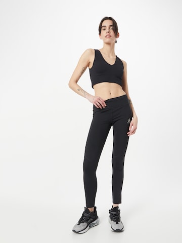 ODLO Skinny Sporthose 'Zeroweight' in Schwarz