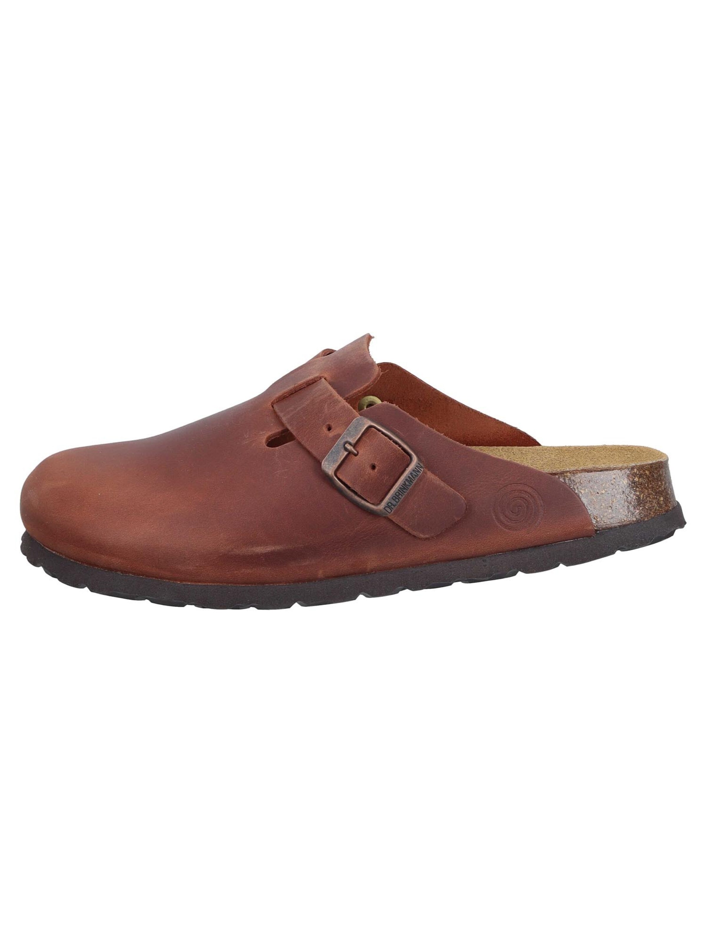 DR. BRINKMANN Clogs 'Nerpio'‌‌‌‌‌‌‌ in Braun: Vorderseite