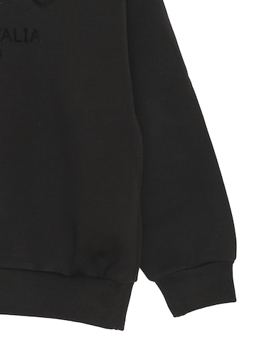 ICEBERGS Sweatshirt 'ON TONE' in Schwarz