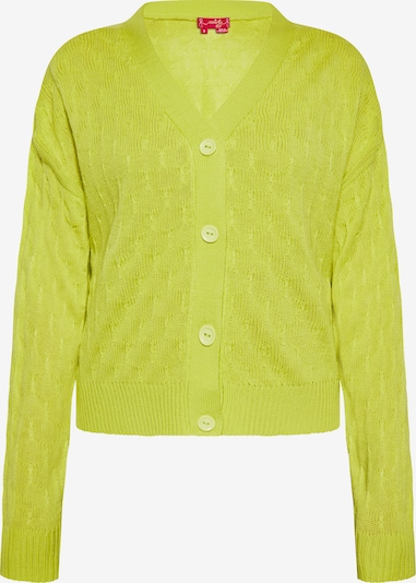 swirly Knit cardigan in Lime, Item view