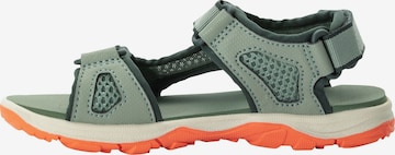 JACK WOLFSKIN Sandals in Green: front