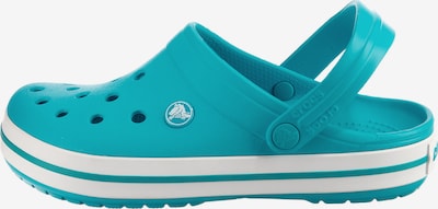 Crocs Pantolette 'Crocband' in türkis / weiß, Produktansicht
