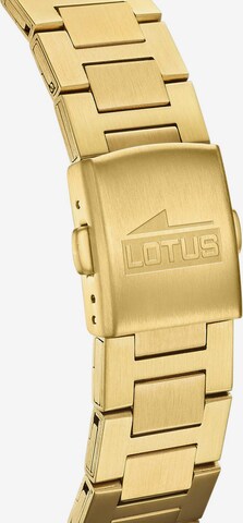 Lotus Analog Watch in Gold