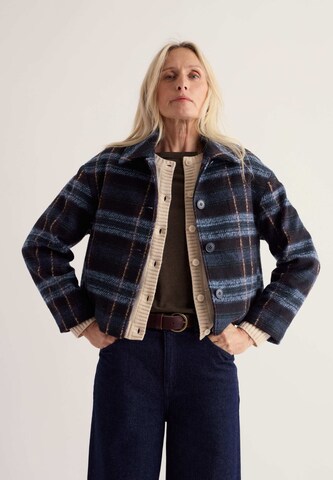 Seasalt Cornwall Between-season jacket 'Kindling' in Blue: front