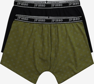 JP1880 Boxershorts in Groen: voorkant