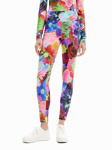 Desigual Skinny Leggings 'Tulipa' i blandade färger: framsida