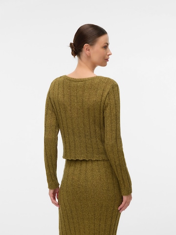 MAMALICIOUS Gebreid vest 'MLULRIKKA LIA' in Groen