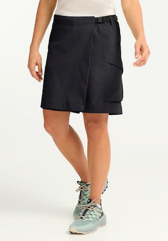 JACK WOLFSKIN Athletic Skorts in Black: front