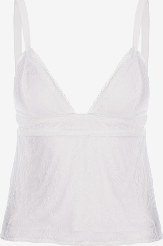 Top 'Erika' di Montage The Label in bianco: frontale