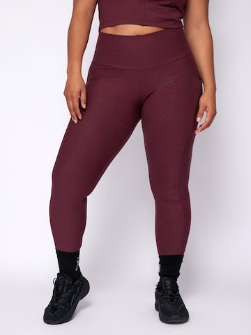 Fortex Fitness Skinny Leggings 'Essential Leggings' in Purple