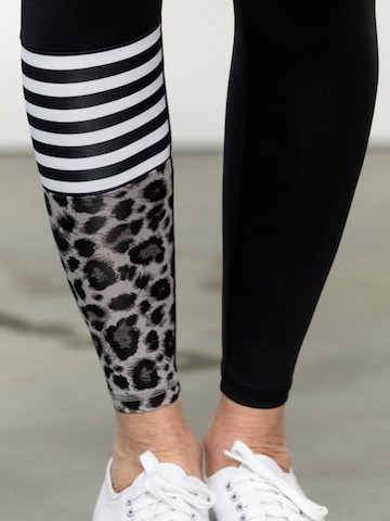 Hey Honey Skinny Sports trousers 'Surf Style' in Grey