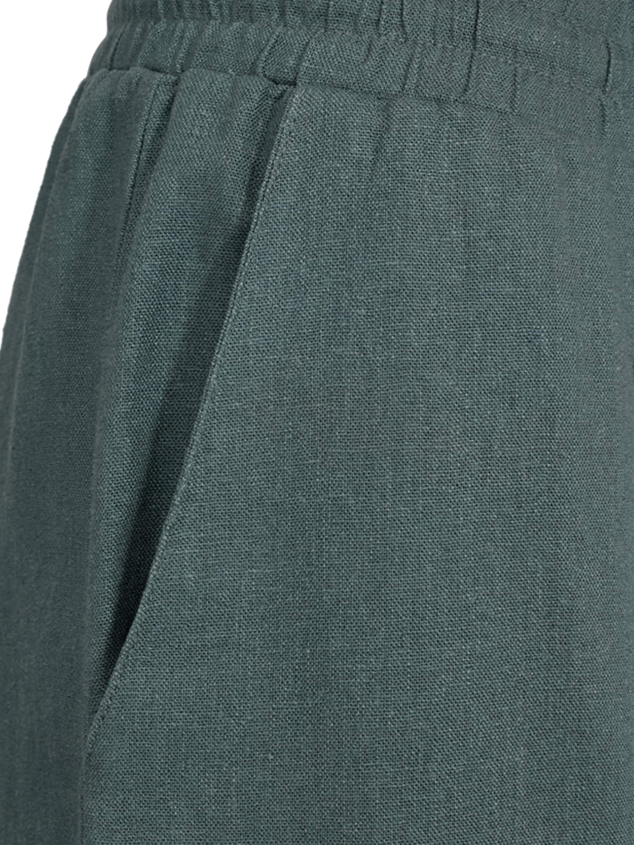 Freequent Regular Trousers 'FQ-Lava broek Dark Forest' in Green