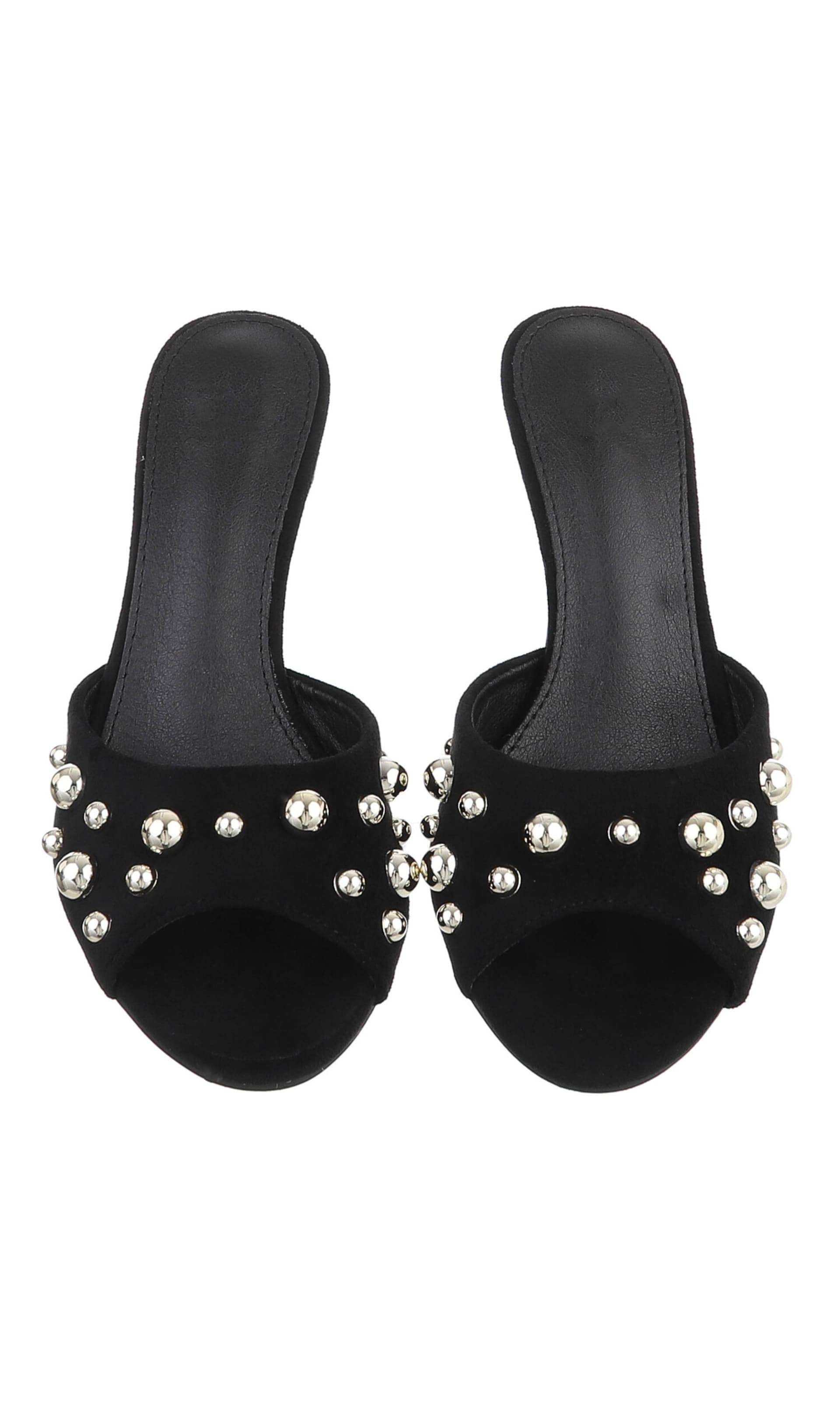 Ital-Design Pantolette in Schwarz