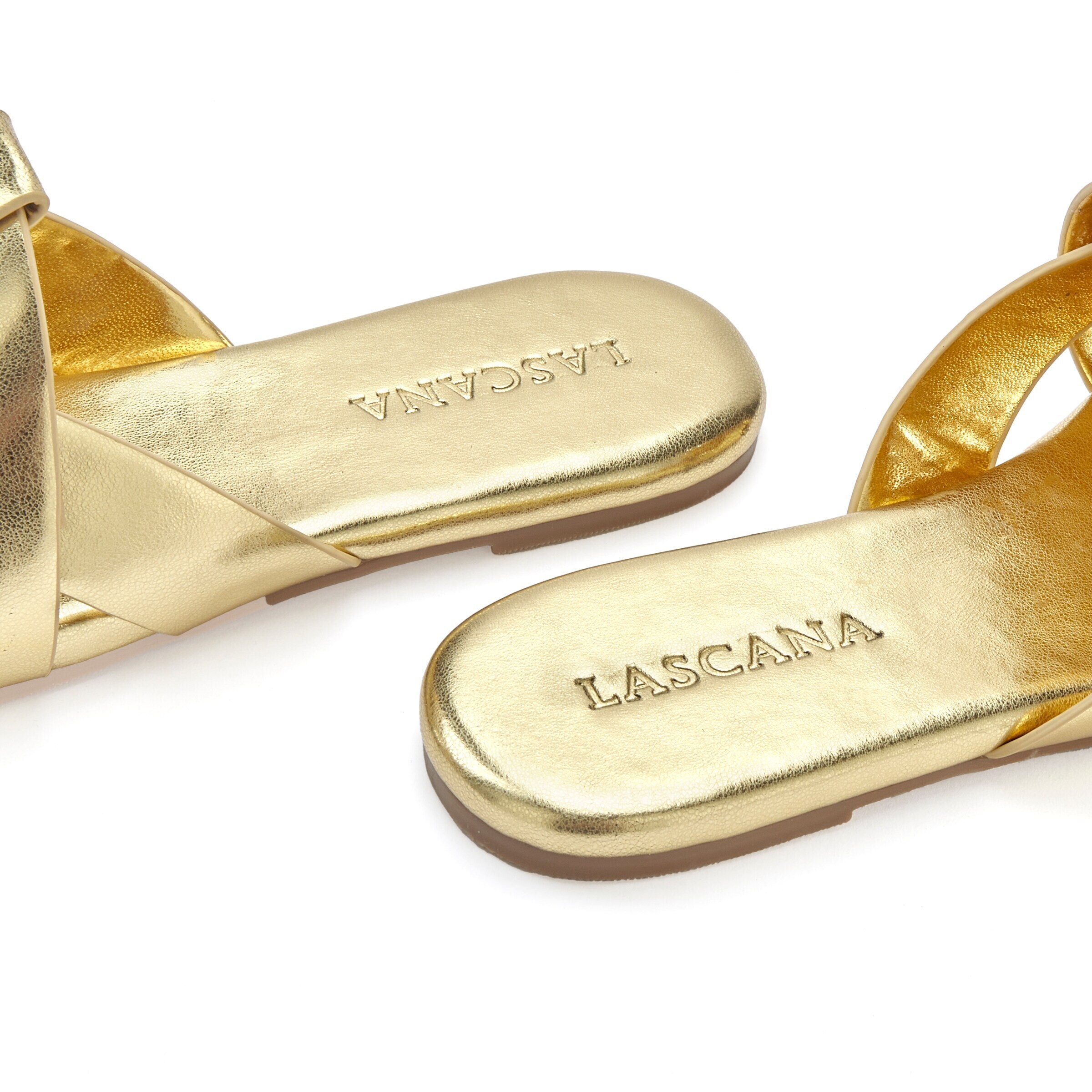 LASCANA Pantolette in Gold