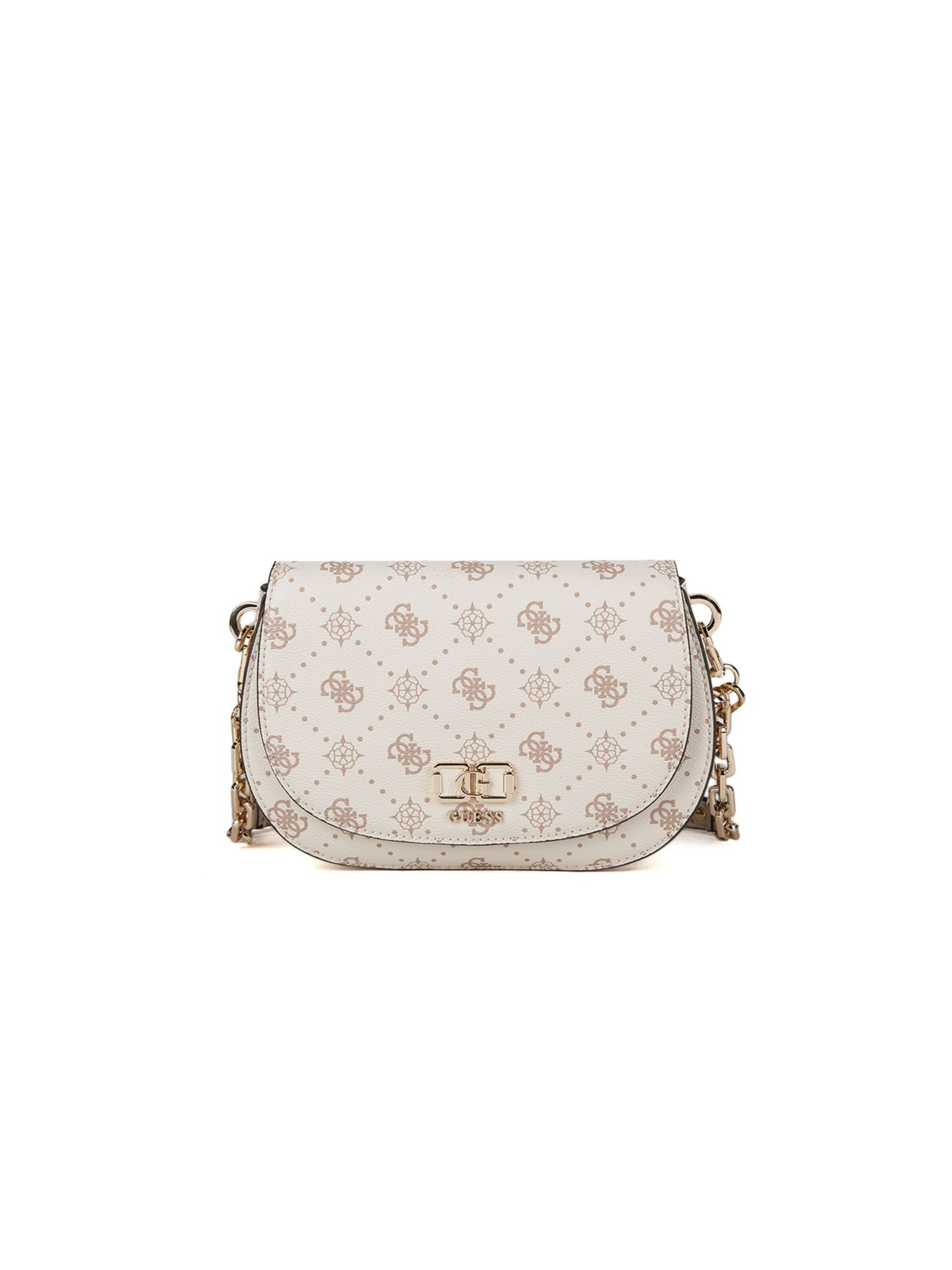 GUESS Schoudertas 'Emelie 25x13x7 cm' in Beige: voorkant