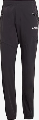 ADIDAS TERREX Regular Outdoor Pants 'Xperior' in Black: front