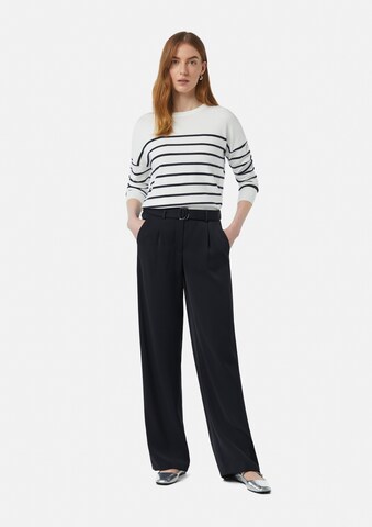 COMMA Wide Leg Hose in Schwarz
