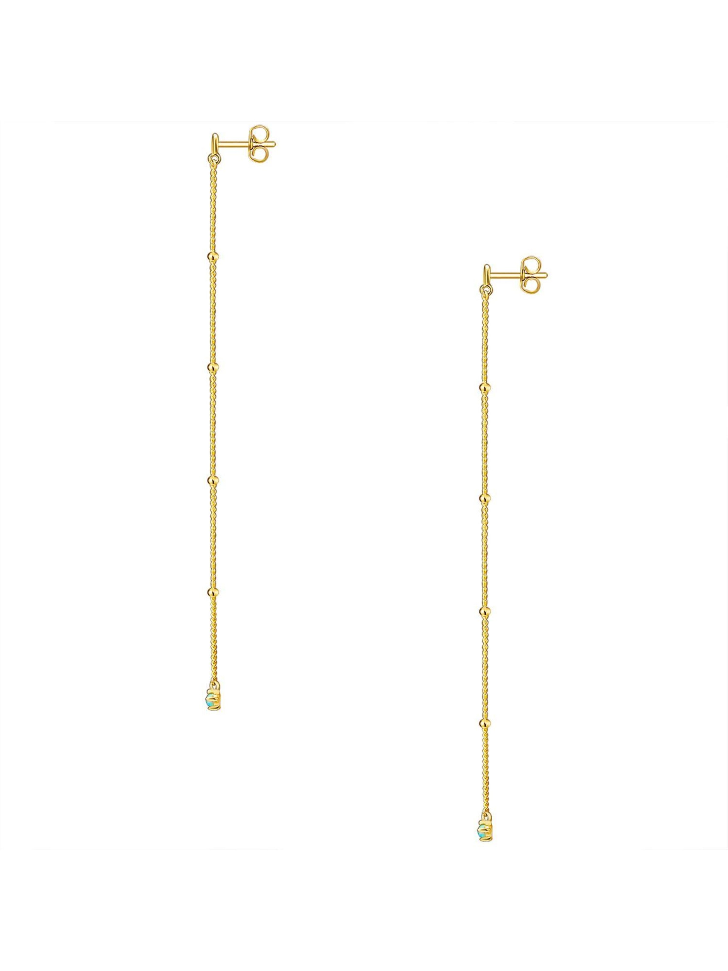 Boucles d'oreilles Glanzstücke München en or : devant