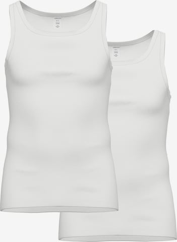 Maillot de corps Ammann en blanc : devant