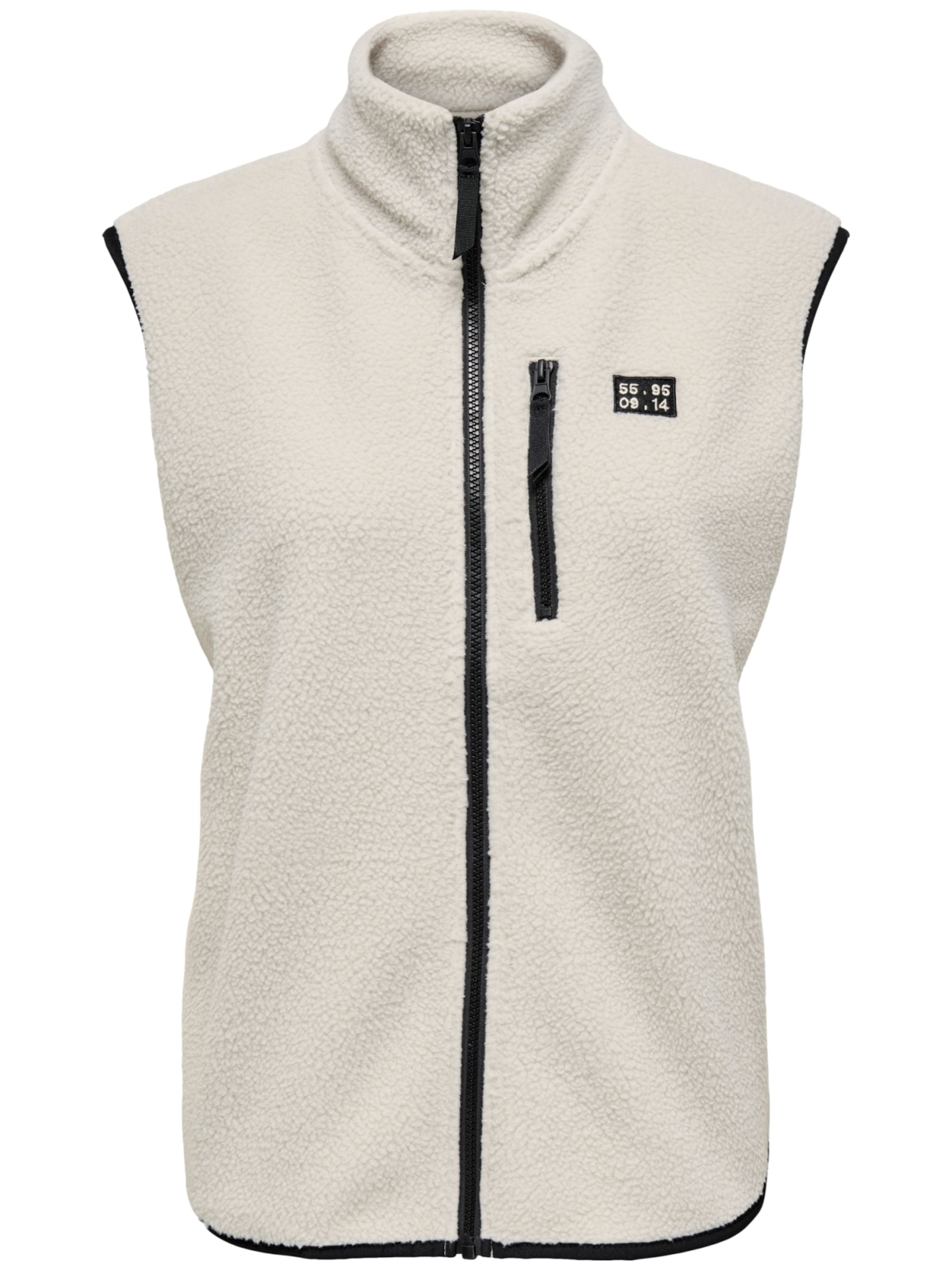 ONLY PLAY Weste 'Mon' in Beige: Vorderseite