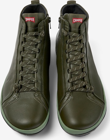 CAMPER Lace-Up Boots 'Peu Pista' in Green