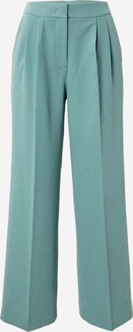 2NDDAY Wide leg Pleat-Front Pants 'Mille' in Blue: front