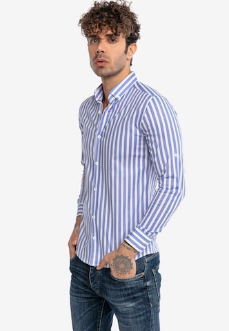 Redbridge Regular fit Button Up Shirt 'Carrollton' in Blue: front