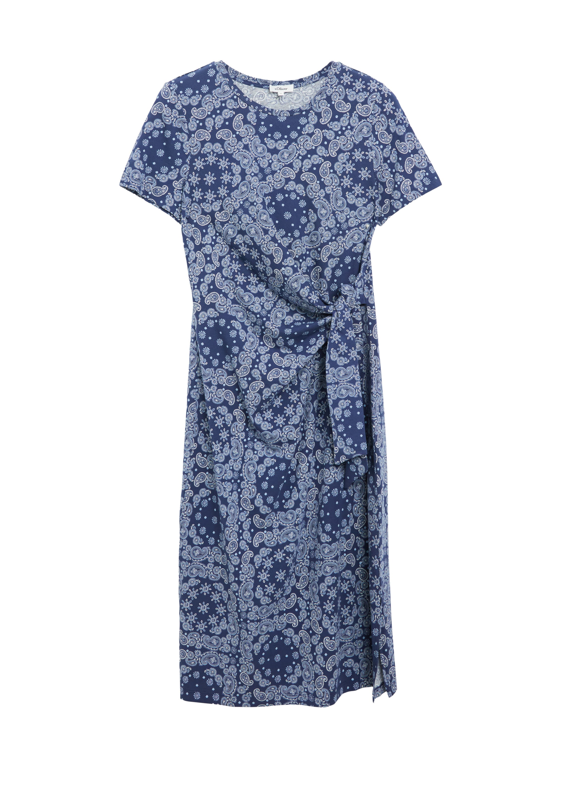 s.Oliver Jurk in Blauw: voorkant