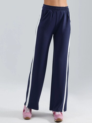 Wide leg Pantaloni di Hiccup in blu