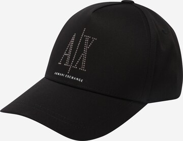 ARMANI EXCHANGE Cap in Black: front