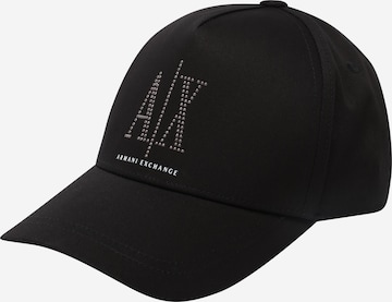 Casquette ARMANI EXCHANGE en noir : devant