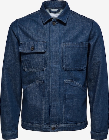 SELECTED HOMME Between-Season Jacket 'Will' in Blue: front